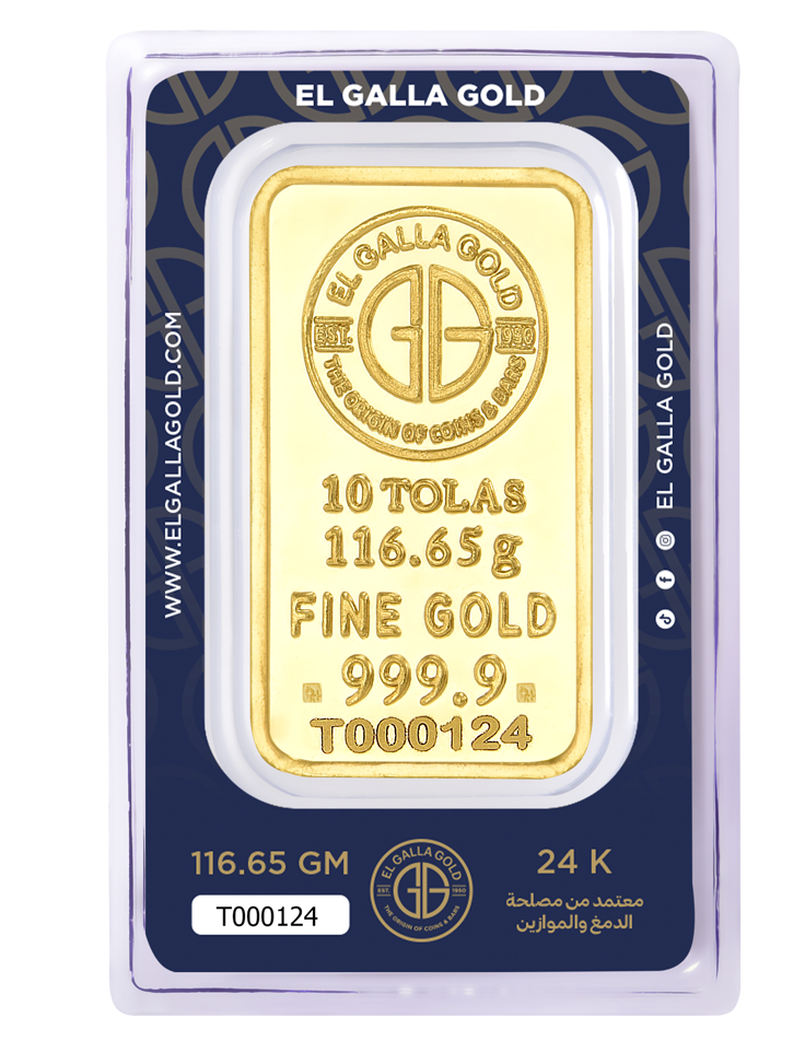 Ten Tolas Gold Bar, 24 Karat product