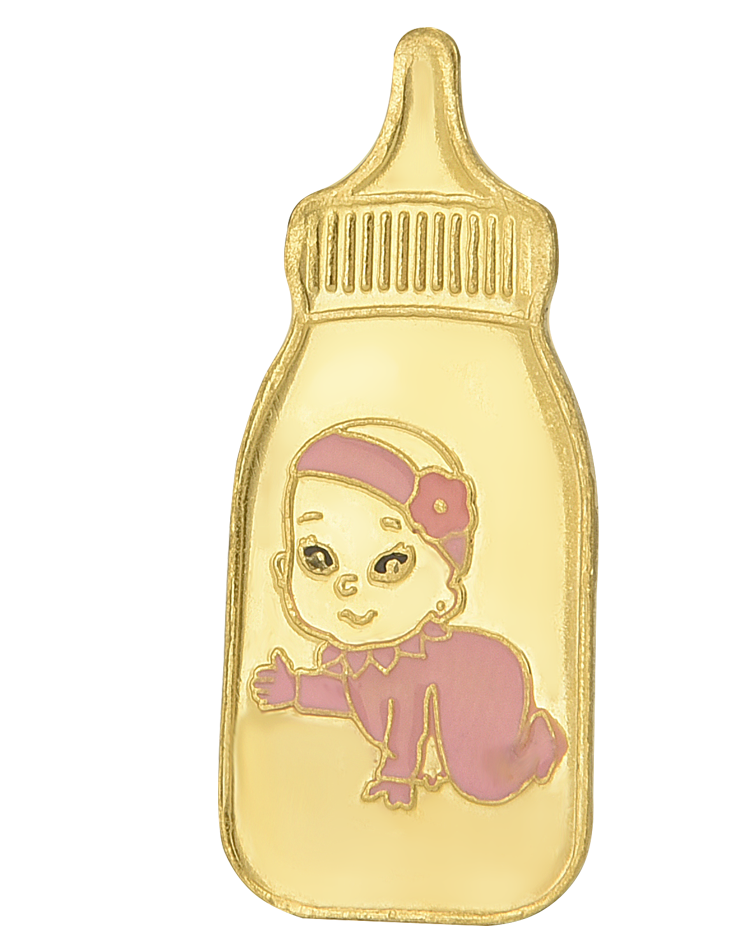 2.5gr Gold Baby Bottle (Girl) product image 3